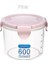 PEMBE-600ML Tarzı Üç Renk ml Mutfak Saklama Kutusu Sızdırmazlık Gıda Saklama Kabı Koruma Plastik Taze Pot Konteyner (Yurt Dışından) 1