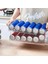 No.5 Tarzı 2-Tier Rolling Şeffaf Buzdolabı Organizatör Kovaları Soda Olabilir Içecek Şişe Tutucu Buzdolabı Mutfak Depolama Raf Konteyner (Yurt Dışından) 5