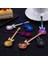 Gümüş Tarzı Rainbow Gitar Paslanmaz Çelik Kaşık Kahve ve Çay Kaşığı Sofra Takımı Içme Aletleri (Yurt Dışından) 5
