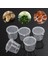 2 27ML Tarzı ml Tek Kullanımlık Plastik Paket Servis Sos Kabı Yeniden Kullanılabilir Kaplar Menteşeli Kapaklı Yemek Kutusu Küçük Pigment Boya Kutusu (Yurt Dışından) 5