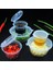 10 Adet 25ML Tarzı Lear Gıda Küçük Sos Kapları Paket Kutu ve Kapak Taşınabilir Tek Kullanımlık Taşınabilir Plastik Sos Bardakları Mutfak Eşyaları (Yurt Dışından) 2