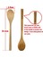 B 3pcs Stilini Ayarla Ahşap Bambu Katı Kaşık Mutfak Alet Seti Çorba Kaşığı Gıda Maşası Bambu Çatal Pişirme Karıştırma Karıştırma Doğal Sofra Takımı (Yurt Dışından) 5