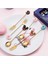 Lolipop-Kaşık Tarzı Paslanmaz Çelik Kaşık, Çörek, Kahve, Tatlı Kaşığı ve Çatal, Yaratıcı Macaron Kaşık, Sofra Takımı, Düğün Hediyesi Ay (Yurt Dışından) 5