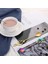 No.6 Tarzı 1 Bilgisayar 7 Renk Çay Kahve Kaşığı Kaşık Uzun Saplı Tatlı Paslanmaz Çelik Eski Çay Kaşığı Içecek Sofra Çiçek Tasarım Gadget'ı (Yurt Dışından) 4
