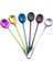 Gökkuşağı Stili Yeni Renkli Buz Kaşığı Kahve Kaşığı Çay Cafe Kepçe Uzun Saplı Kaşık Yemek Takımı Sofra Takımı Kahve Içme Araçları Mutfak 1 Adet (Yurt Dışından) 3
