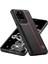 Samsung Galaxy S20 Artı Kırmızı Dikey Pu ile Alüminyum Metal Logo (Yurt Dışından) 1