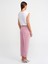 71270 Kıvrık Paça Düz Fit Pantolon-Pembe 2