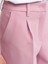 71270 Kıvrık Paça Düz Fit Pantolon-Pembe 4