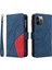 IPhone 12 Için Kılıf Pro Max Iki Renkli Dikiş Dokuz Kart Yuvaları Kickstand (Yurt Dışından) 1