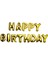 Happy Bırthday Gold Folyo Balon 30 Cm 1