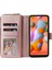 Samsung Galaxy A11 Için Kılıf Kart Tutucu El Kayışı Fermuar ile Kapak Çevirin (Yurt Dışından) 2