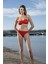 Luplu Straplez Bikini Takımı - Bordo 3
