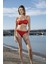 Luplu Straplez Bikini Takımı - Bordo 4