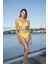 Üçgen Ipli Bikini Takımı - Sarı 2