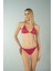 Üçgen Ipli Bikini Takımı - Pembe 3