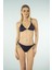 Üçgen Ipli Bikini Takımı - Lacivert 1