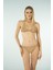 Üçgen Ipli Bikini Takımı - Kahverengi 2