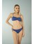 Luplu Straplez Bikini Takımı - Saks 1