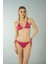 Üçgen Ipli Bikini Takımı - Pembe 1