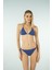 Üçgen Ipli Bikini Takımı - Saks 3