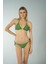 Parlak Üçgen Ipli Bikini Takımı - Yeşil 5