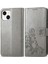 Iphone 15 Için Kılıf Artı Flip Kapak Dört Yapraklı Yonca Deri Kılıf Zarif (Yurt Dışından) 1