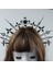 Kendin Yap Malzemesi Nna Dıy Malzeme Paketi Vintage Lolita Kabartmalı Halo Taç Inci Boncuklu Zincir Kafa Bandı Güneş Vaftiz Annesimetal Tiara Için Cosplay (Yurt Dışından) 1