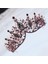 Siyah Kmvexo Barok Gül Altın Siyah Kristal Gelin Tiara Rhinestone Diadem Pageant Taç Gelinler Için Kafa Düğün Saç Aksesuarları (Yurt Dışından) 4