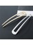 FJ080 Minimalist Alaşım Metal Saç Çubukları Topuz Tokalar Retro Basit Altın U-Şekil Kabarık Saç Çatal Klipleri Kadınlar Için Şekillendirici Aracı Aksesuar (Yurt Dışından) 5