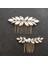 6266 Altın Slbrıdal Art Deco Alaşım Küçük Sevimli Rhinestones Opal Kristaller Düğün Saç Tarak Gelin Saç Aksesuarları Nedime Kadın Takı (Yurt Dışından) 4