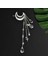 Gül Altın Rengi Klasik Ay Kristal Rhinestone Boncuk Dangle Fringe Saç Tokası Saç Aksesuarları Kadın Gelin Takı Dekorasyon Başlığı (Yurt Dışından) 4