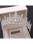 NO.48283.04 Beden Getnoıvas Gelin Headdress Lüks Kristal Rhinestone Taç Tiaras Kafa Kadınlar Düğün Saç Takı Headpeice Saç Aksesuarı Sl (Yurt Dışından) 2