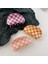 Sku-03 2022 Yeni Moda Kız Saç Pençe Klip Aksesuarları Akrilik Semilune Renk Kafes Kadınlar Için Ince Köpekbalığı Tokalar Headdress (Yurt Dışından) 2