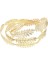F-0369-G Altın Yaprak Taç Defne Tiara Grecian Leaf Geri Başlığı Inci Düğün Tiara Kafa Kadın Saç Taç Gelin Saç Aksesuarları (Yurt Dışından) 3