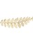 F-0369-G Altın Yaprak Taç Defne Tiara Grecian Leaf Geri Başlığı Inci Düğün Tiara Kafa Kadın Saç Taç Gelin Saç Aksesuarları (Yurt Dışından) 4