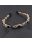No.1 Boyutu Yeni Moda Küçük Renk Rhinestone Inci Parçacık Kafa Altın Iplik Sarılmış Kişilik Bayanlar Eğlence HEDIYEHAIRACCESSORIES804 (Yurt Dışından) 1