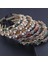 No.1 Boyutu Yeni Moda Küçük Renk Rhinestone Inci Parçacık Kafa Altın Iplik Sarılmış Kişilik Bayanlar Eğlence HEDIYEHAIRACCESSORIES804 (Yurt Dışından) 2