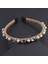 No.1 Boyutu Yeni Moda Küçük Renk Rhinestone Inci Parçacık Kafa Altın Iplik Sarılmış Kişilik Bayanlar Eğlence HEDIYEHAIRACCESSORIES804 (Yurt Dışından) 4