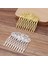 Altın Kaplama 0320 2pcslot 55*60MM Metal Pirinç Telkari 10 Diş Saç Tarak Kadın Saç Takı Aksesuarları Parçaları Tokalar Headdress Takı Kaynağı (Yurt Dışından) 4