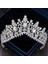 Yeşil Lüks Rhinestone Gelin Tiaras Taç Barok Gelin Saç Bantları Için Tam Kristal Diadem Düğün Saç Takı Elbise Aksesuarları (Yurt Dışından) 2