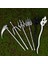 Şampanya Altın Gümüş Cadı Saç Tokası Hilal Ay Tanrıçası Kılıç Firkete Wiccan Kadınlar Için Gotik Takı Pagan Wicthcraft (Yurt Dışından) 3