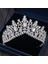 Tam Kırmızı Kmvexo Avrupa Yeşil Kristal Tiaras Vintage Siyah Rhinestone Pageant Taç Barok Gelin Düğün Saç Takı Aksesuarları Hediye (Yurt Dışından) 2
