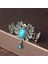 Mavi Muylinda Vintage Bronz Baykuş Saç Pençe Klip Metal Rhinestone Saç Tokası Aksesuarları Kadın Takı Saç Yengeç Aksesuarları (Yurt Dışından) 1