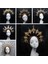 D Gotik Lolita Tiara Taç Kafa Dıy Malzeme Paketi Cadılar Bayramı Vintage Güneş Tanrıçası Barok Halo Düğün Başlığı Parçaları (Yurt Dışından) 3