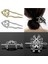 Platin Kaplama Kadın Tokalar Takı Viking Saç Celtics Knots Crown Vintage Stil Iskandinav Mitolojisi Saç Klipleri Saç Sopa Saç Aksesuarları (Yurt Dışından) 3