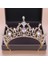 Kırmızı Düğün Tacı Gelin Başlığı Altın Gümüş Renk Rhinestone Kristal Diadem Kraliçe Taçlar Prenses Tiaras Düğün Saç Aksesuarları (Yurt Dışından) 1