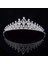 D Rhinestone Gelin Tiara Taç Prenses Gelin Kristal Diadem Kadınlar Balo Saç Süsler Düğün Gelin Kafası Takı Aksesuarları (Yurt Dışından) 1