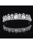 Q Rhinestone Gelin Tiara Taç Prenses Gelin Kristal Diadem Kadınlar Balo Saç Süsler Düğün Gelin Kafası Takı Aksesuarları (Yurt Dışından) 3
