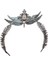H Gotik Lolita Tiara Taç Kafa Dıy Malzeme Paketi Cadılar Bayramı Vintage Güneş Tanrıçası Barok Halo Düğün Başlığı Parçaları (Yurt Dışından) 1