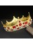 Altın Şampiyon Kadınlar Için Yeni Barok Büyük Kristal Çiçek Taç Kings Queens Tiaras Güzellik Yarışması Gelin Düğün Saç Takı Aksesuarları (Yurt Dışından) 2